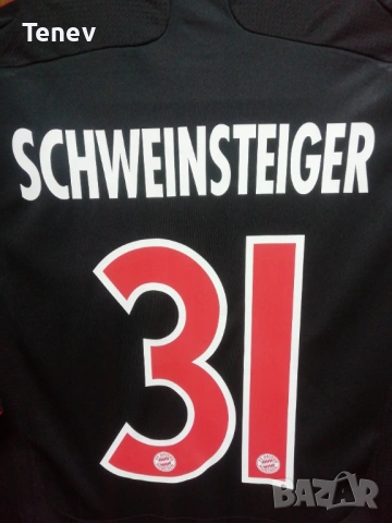 Bayern Munich Schweinsteiger Adidas оригинална тениска фланелка Байерн Мюнхен Швайнщайгер , снимка 3 - Тениски - 43661835