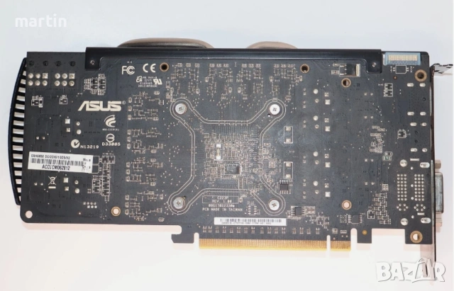 видео карта AMD ASUS EAH6850 1GB DDR5 256bit 2xDVI HDMI DP (2x6pin) PCI-E, снимка 2 - Видеокарти - 50057825