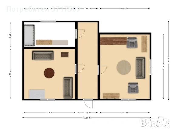 Продавам къща с двор, снимка 14 - Къщи - 54018435