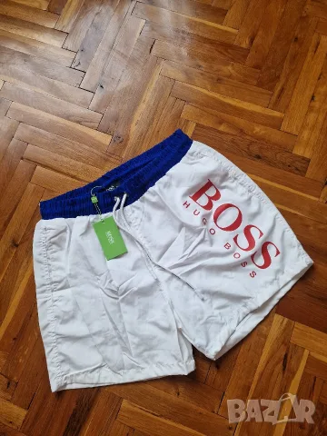 Страхотни мъжки къси шорти HUGO BOSS размер S M L XL 2XL , снимка 2 - Бански - 55395815