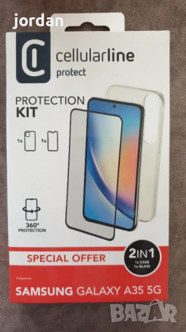 Калъф и протектор Cellularline - Galaxy A35