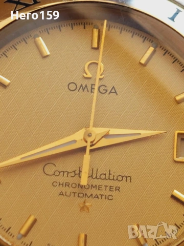 Мъжки часовник''Omega Constellation Automatic Two-Tone 35 mm''-Омега консталейшен, снимка 3 - Мъжки - 54809888