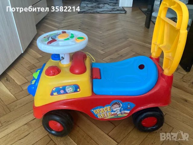 Детска кола за бутане и карана, снимка 2 - Коли, камиони, мотори, писти - 55539288