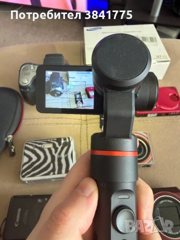 Комплект камери употребявани с 16 компактни фотоапарата и Feiyu Tech Summon Plus 4k гимбал, снимка 13 - Фотоапарати - 54697559