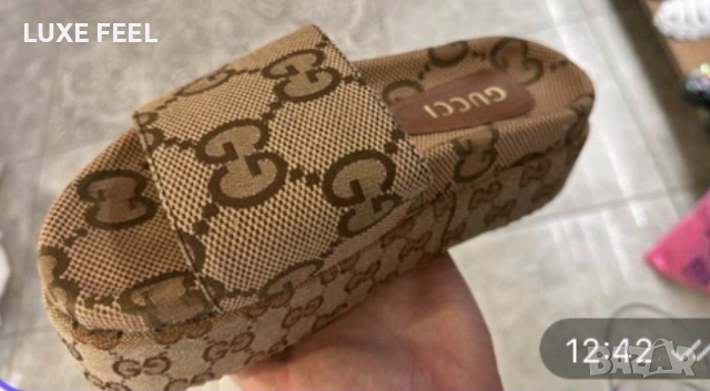 Gucci ⚜️Дамски Чехли -38н 