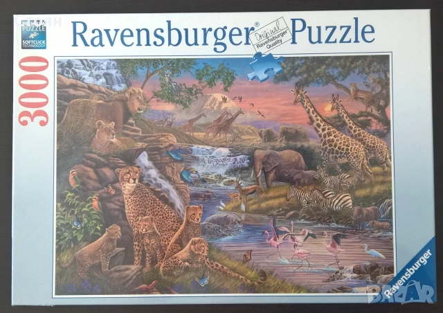 Пъзел Животинско царство - Ravensburger - 3000 части