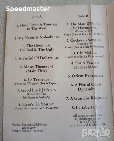 The Ennio Morricone Themes, снимка 3 - Аудио касети - 54174384