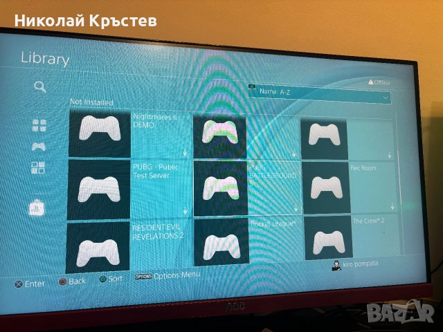 PS4 Slim 500GB с 3 игри, снимка 5 - PlayStation конзоли - 55082168