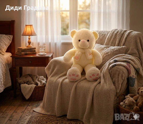 Голямо плюшено мече, снимка 7 - Плюшени играчки - 54100836