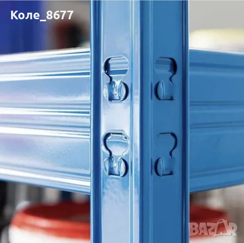 Метален стелаж Regalux 240/200/70 см. /издържа до 450KG!/ НАМАЛЕН!, снимка 2 - Етажерки - 55448691