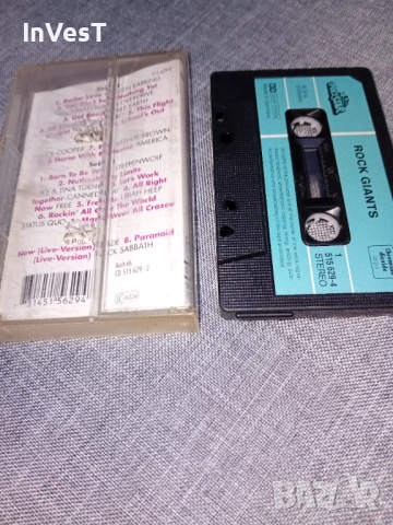 Аудио касета Rock Giants, снимка 2 - Аудио касети - 54309924