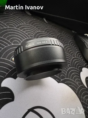 FotoioX адаптер Nikon F - Sony E/FE, снимка 2 - Чанти, стативи, аксесоари - 55365603