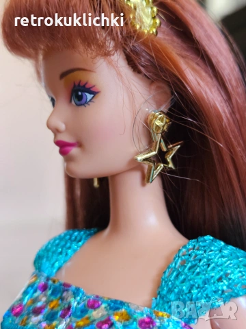 Ретро кукла Барби Barbie Jewel Hair Mermaid Midge 1995, снимка 10 - Кукли - 55049860