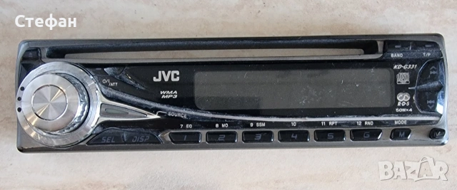 Преден панел за CD радио JVC KD-G331 (става и за G333)