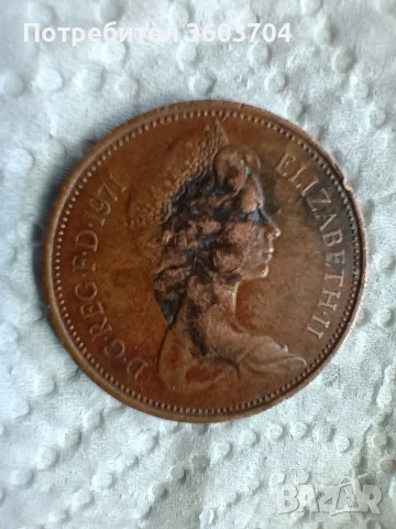 английска монета, снимка 2 - Нумизматика и бонистика - 54302356