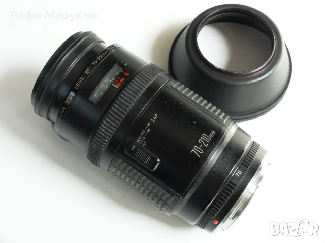  AF Canon EF 70-210/4 със стабилизация.....80 €, снимка 2 - Фотоапарати - 54889244