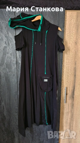 Голям размер туники рокли с къс ръкав, снимка 2 - Рокли - 54162764