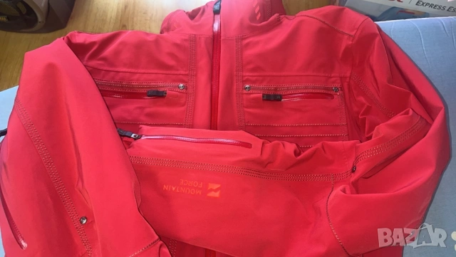 Яке мъжко защита 20 000 с керамична мембрана за зимни спортове MOUNTAIN FORCE RIDE CHILLI RED, снимка 3 - Зимни спортове - 54542465