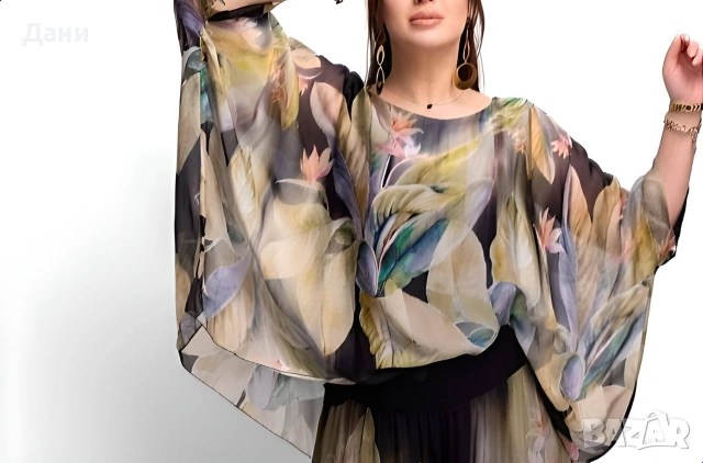 Дамски нов копринен комплект /универсален /    35 €         , снимка 3 - Комплекти - 55100913