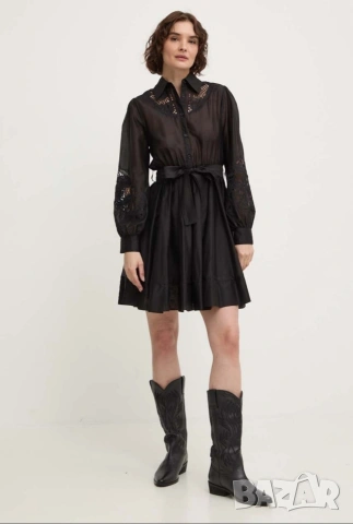 Нова черна рокля- Lab Аnswear, снимка 2 - Рокли - 54293228