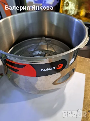 Тенджера под налягане Fagor 6л., снимка 5 - Съдове за готвене - 55618913