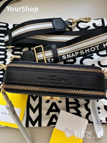 Оригинална чанта Marc Jacobs Snapshot, снимка 2 - Чанти - 54049051