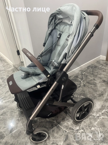 CYBEX - Balios S Lux 2023 - Sky Blue 2в1, снимка 3 - Детски колички - 55315140