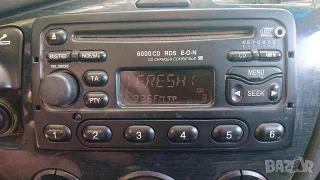 Работещо CD6000 c AUX за форд, ford. , снимка 3 - Аксесоари и консумативи - 54408070