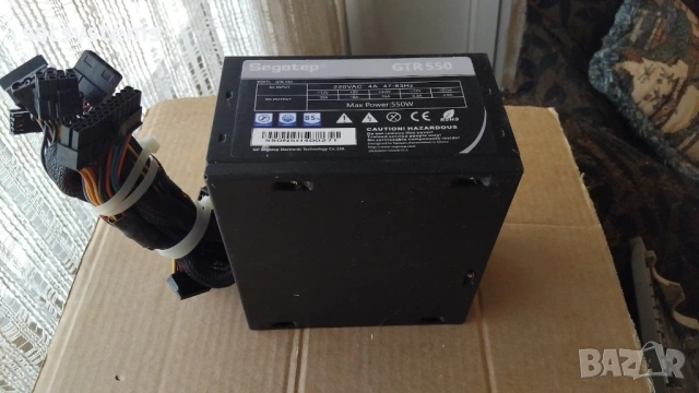 Компютърно захранване 550W Segotep GTR550 120mm FAN, снимка 2 - Захранвания и кутии - 54730871