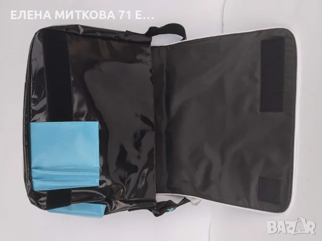 Poly Rack страхотна чанта с лъскаво винилово покритие неупотребявана, снимка 6 - Чанти - 55304735