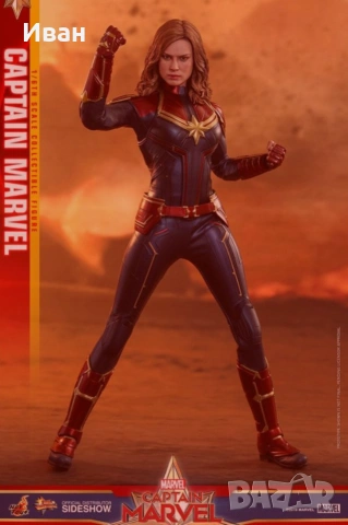 Хот Тойс Капитан Марвел / Hot Toys Captain Marvel Deluxe MMS522  новини запечатани !, снимка 2 - Колекции - 55252665