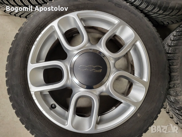 Оригинални джанти 15" за Fiat 500, снимка 4 - Гуми и джанти - 54676794