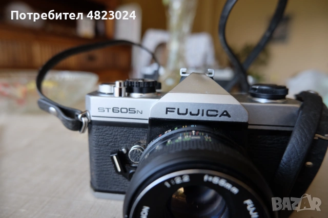 Fujica ST605N & Fujinon 50mm f2.2 Lens. M42 Mount, снимка 2 - Фотоапарати - 54492825