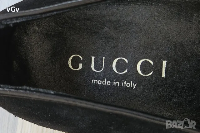 Мъжки Gucci Vintage Loafers / Мокасини - 42Е, снимка 3 - Мокасини - 55602932