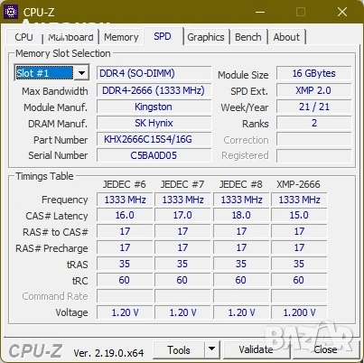 Рам памет Kingston HyperX Fury Impact DDR4 32gb (2x16) 3200mhz SODIMM, снимка 3 - RAM памет - 54161218