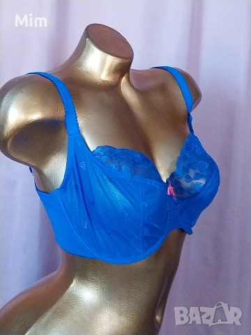 Cleo 75 F Турско син дантелен сутиен , снимка 2 - Бельо - 55005448