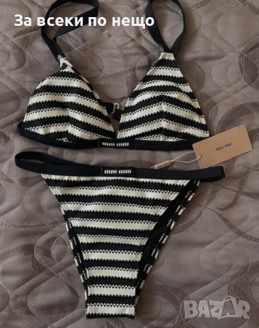 Miu Miu Дамски Бански С 2 Части👙Дамски Бански С Две Части Миу Миу Код DST51