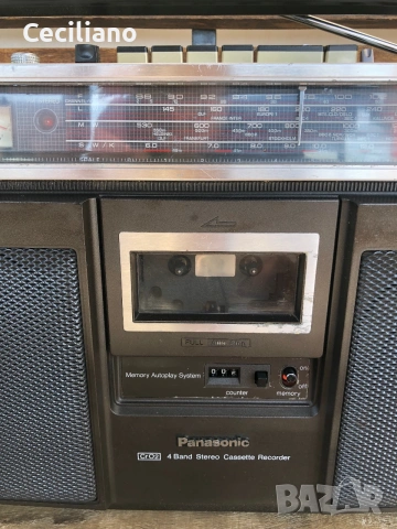 Радиокасетофон класика от края на 70-те години – PANASONIC RS-4350LJ., снимка 7 - Радиокасетофони, транзистори - 54994778
