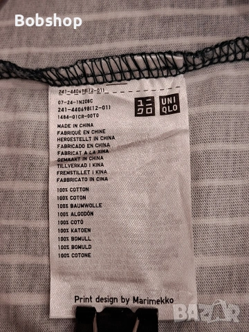 Дамска тениска MARIMEKKO&UNIQLO, снимка 5 - Тениски - 54498269
