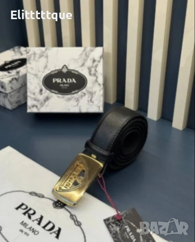 колани от естествена кожа в кутия hermes prada 4см, снимка 5 - Колани - 54908770