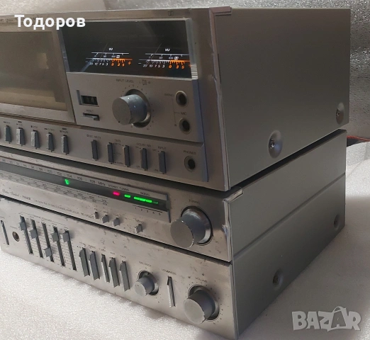 Fisher TA-M200 Stereo Tuner Amplifier/CR-M200 Stereo Cassette Deck двукомпонентна HiFi система , снимка 5 - Аудиосистеми - 54610117