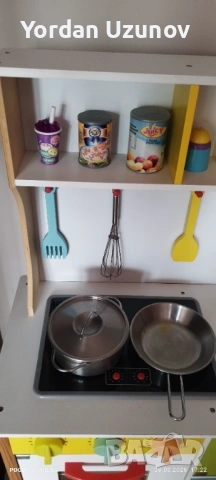 Дестка дървена кухня, снимка 4 - Играчки за стая - 54016717