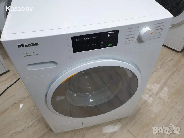 UK - 9Кг - Miele W1 Пералня Series Black & White PowerWash Миеле 12м Гаранция