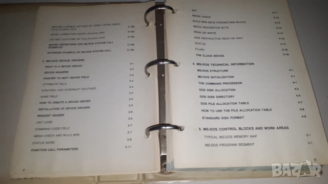 Стар наръчник на Olivetti "MS-DOS System Programmer Guide", снимка 4 - Специализирана литература - 54193837