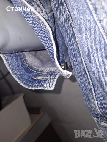 Дънково яке Banna Jeans, Размер XL отговаря на ML– Светлосин деним, снимка 4 - Якета - 55125033