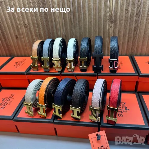 Hermes Унисекс Колан Естествена Кожа🔝Дамски Колан🔝Мъжки Колан Хермес - Различни Цветове Код SK1876, снимка 2 - Колани - 55331355
