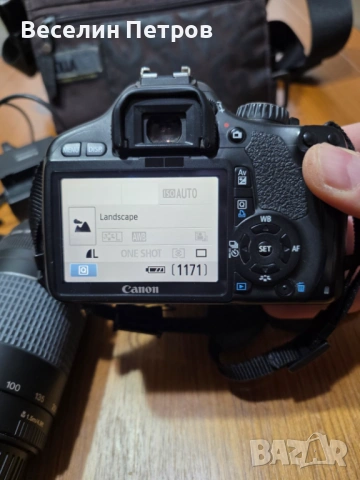 Фотоапарат Canon EOS 550D с 2 обектива., снимка 7 - Фотоапарати - 54235772
