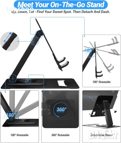 Чисто нов портативен монитор Ingnok 15.6 Full HD 1080P IPS USB C Mini HDMI VESA за лаптоп PC Mac PS5, снимка 6 - Монитори - 55356779