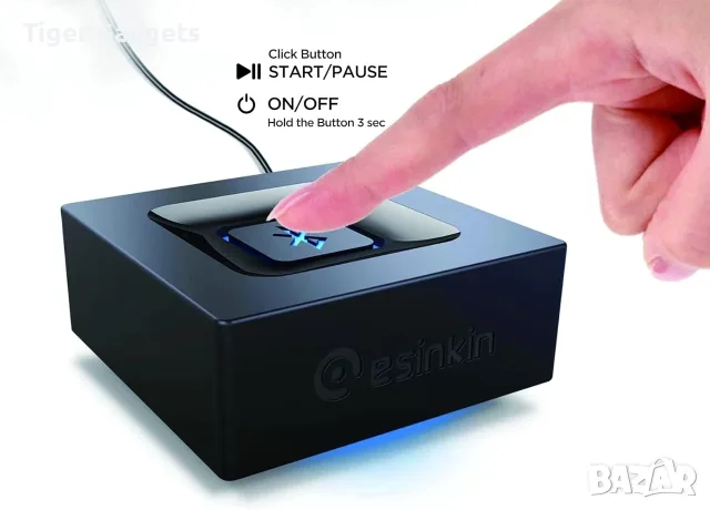 Esinkin W29-US Bluetooth аудио приемник за стерео уредби и активни тонколони, снимка 4 - Ресийвъри, усилватели, смесителни пултове - 55405166