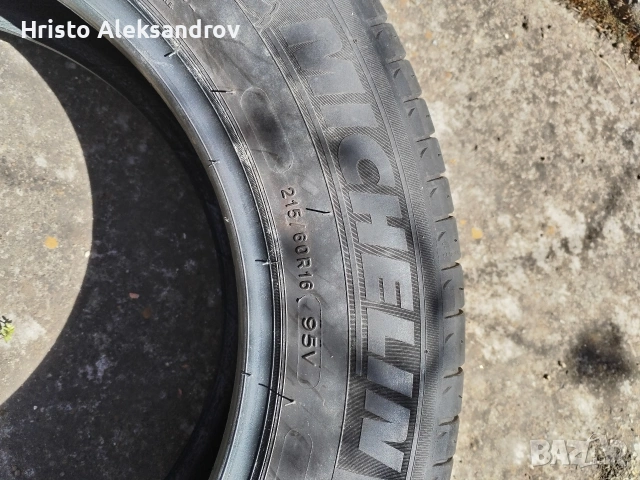 Продавам 4бр летни гуми Michelin 215 60 16 , снимка 2 - Гуми и джанти - 54384220
